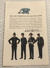 Vintage 1966 AT&T Original Print Ad Full Page - Telephone All Over The World picture