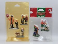 Coventry Cove Village Figurines 2006 Lemax Polyresin Figures Set of 4 Packs picture