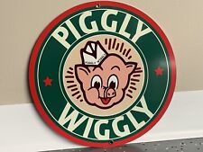 Piggly Wiggly Grocery Store vintage Style round sign picture