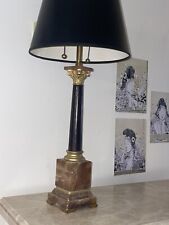 Neoclassical Brown Onyx And Marble Table Lamp picture