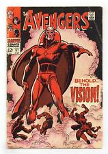 Avengers #57 GD- 1.8 1968 1st SA app. Vision picture