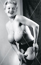 1950s Photo Print Big Breasts Blonde Paula Page Art PP13 picture