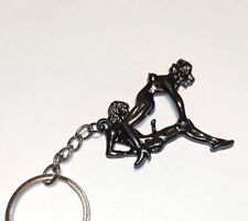 Vintage Risque Adult Naughty Key Chain Man & Woman Sex, Nasty Novelty XXX Motion picture