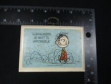 Vintage Peanuts Plaque - Pigpen - Cleanliness is Next to Impossible - 1954 picture