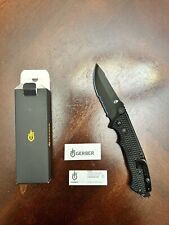 NEW Gerber Black HINDERER CLS Folding Rescue Seat Belt Cutter Oxygen Wrench picture