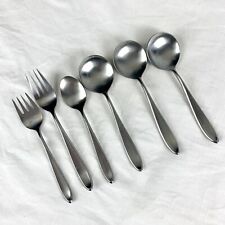 6 pc Vintage Towle Supreme Stainless Japan Mark VII Soup Spoons Teaspoon Forks picture