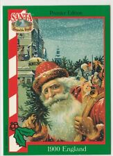 1994 TCM Santa Around The World #28 1900 England Christmas Santa Clause card picture