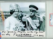 Farah Pahlavi ~ Signed Autographed Empress Iran Photo Shah Reza Pahlavi~ PSA DNA picture