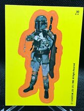 Boba Fett Error 1980 Star Wars Empire Strikes Back sticker #30 (Blank back) Rare picture