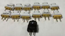 13 - White 15A 125V Lamp Plugs New picture