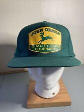 Vintage Green John Deere Hat 4 Leg Logo  Snapback Trucker Hat Cap  picture