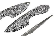 Custom Night Raider Damascus Steel Blank Blade FF62 For Skinner Knife picture