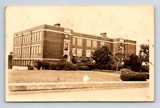 c1945 RPPC High School Chester Illinois IL Real Photo Postcard picture