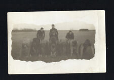 c.1900s Football Team Practice Play Real Photo Postcard RPPC UNPOSTED picture