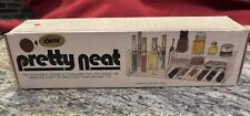 Vintage Pretty Neat Stackable Cosmetic Organizer Clear Color 1982 NOS in Box picture