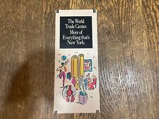 World Trade Center Twin Towers Brochure 1990's Vintage New York City NY picture