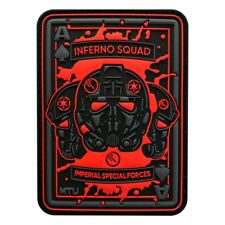 Inferno Squad Dead Card Tactical Patch [3D-PVC Rubber-3.5 X 2.5 inch -BP5] picture