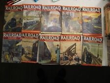 Vtg Lot of 10 Railroad Magazine 1944 - Feb Mar Apr May June July Aug Sep Oct Nov picture