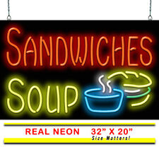 Soup and Sandwiches Neon Sign | Jantec | 32