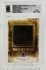 2013 Famous Fabrics Horrors of War II Band Of Brothers Jacket Relic 37/40 picture