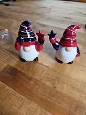 Tag Patriotic Gnome Salt & Pepper Shakers July 4th Red White Blue picture