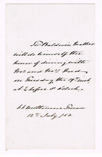LETTER OF ADMIRAL SIR WAKE WALKER - 1st Lieutenant at the attack on Morea Castle picture
