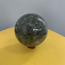 1603g Natural Labradorite Quartz Sphere Crystal Energy Ball Reiki Healing Decor picture
