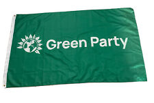 The Green Party Flag 5ft by 3ft - Extinction Rebellion Save the Planet Stickers picture