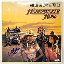 WILLIE NELSON Signed Autographed Honeysuckle Rose Album LP w/ Vinyl PSA/DNA picture
