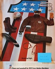 1971 Cycle World original Harley-Davidson  Accessories Vintage Motorcycle Ad AMF picture