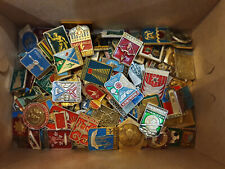 Set 100 Pcs of LOT COLLECTION RUSSIAN SOVIET BADGE PIN USSR Russia picture