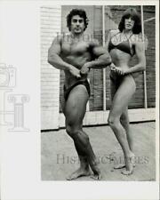 1981 Press Photo Joe Gomes and Betsy Burgess, Bodybuilders - sra10102 picture
