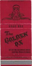 The Golden Ox, Easton, Pennsylvania Steaks, Chops Vintage Matchbook Cover picture