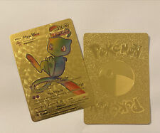 Mew VMAX Rainbow Golden Card Gold Custom Card picture