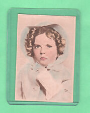 Shirley Temple  1930's  Annonymous Spanish  2 Sided  Film Star Card Very Rare picture