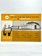 Vintage Umbaugh Low Cost Farm and Storage Buildings Paper Advertising Brochure picture