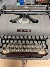 1950 Underwood Champion Vintage Portable Typewriter Working w New Ink & Case picture