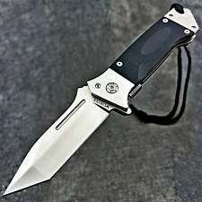 VORTEK WARTHOG Large Tactical Tanto Flipper Blade Black G10 Folding Pocket Knife picture