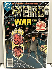 WEIRD WAR TALES #81 KUBERT BRAIN-IN-A-VAT HORROR COVER NAZI 1979 BRONZE BEAUTY picture