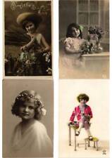 GIRLS GLAMOUR CHILDREN 300 REAL PHOTO Vintage Pcs. pre-1940 (PART 2) (L6129) picture