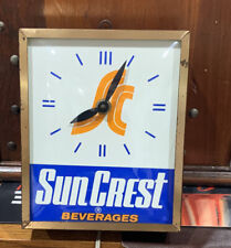 Vintage Swihart SunCrest Glass Front Clock- Working & Nice picture