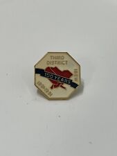 VINTAGE IBEW LOCAL LAPEL PIN UNION LU 3rd District 100 YEARS picture