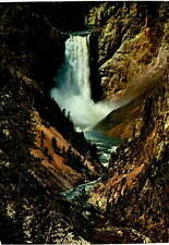 Yellowstone National Park, American West, Yellowstone Falls Postcard picture
