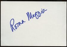 Roma Maffia signed autograph auto 4x5 Cut Actress as Grace Alvarez in Profiler picture
