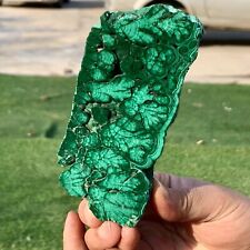 334G Natural Malachite transparent cluster coarse  mineral flaky sample picture