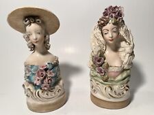 Vintage Cordey China Porcelain Classical Victorian Style Lady, a pair of Artwork picture