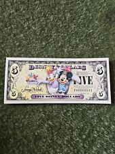 Disney Dollars $5 2009 T-Block Uncirculated picture