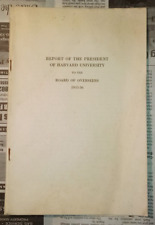 Report of the President of Harvard University - James Bryant Conant - 1935-36 picture