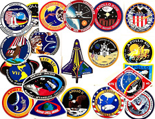 NASA..22 Decals + Apollo Lunar Landing & Columbia Last Flight Patch Sticker #101 picture