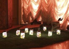 4-Pack Solar Mason Jar 4-LED Light Magnet on/off Switch With Wire Hanger Wedding picture
